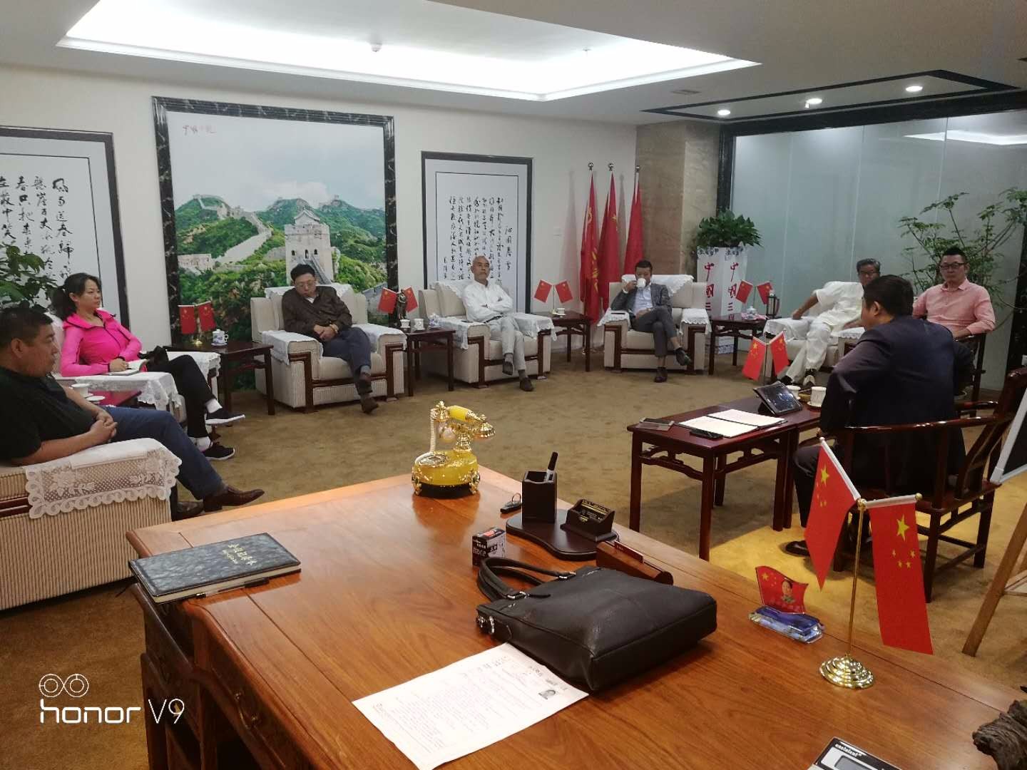 组织高层管理干部学习十九大会议精神